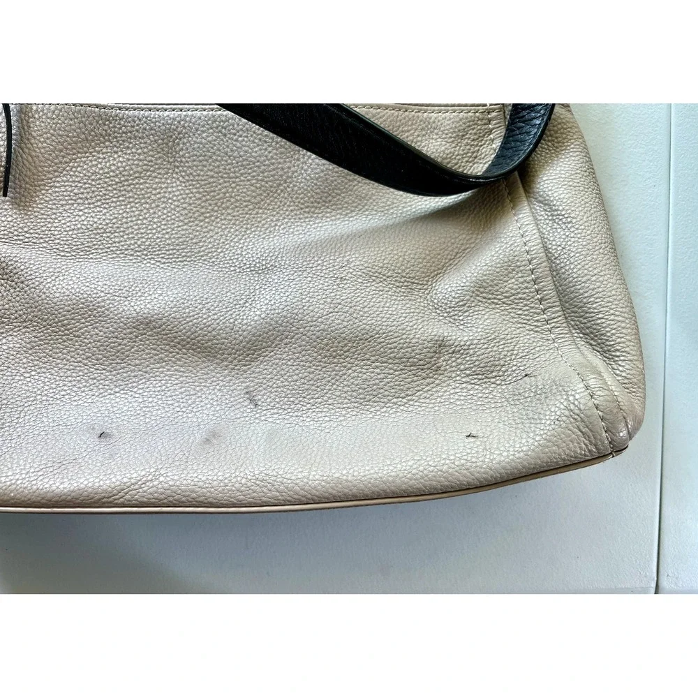 Kate Spade Womens Cobble Hill Toddy Handbag Satchel Purse‎ Taupe Leather